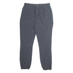 ELLESSE Mesh Lined Mens Track Pants Grey Tapered L W30 L28