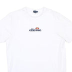 ELLESSE Mens White Short Sleeve Crew Neck Cotton Blend T-Shirt L
