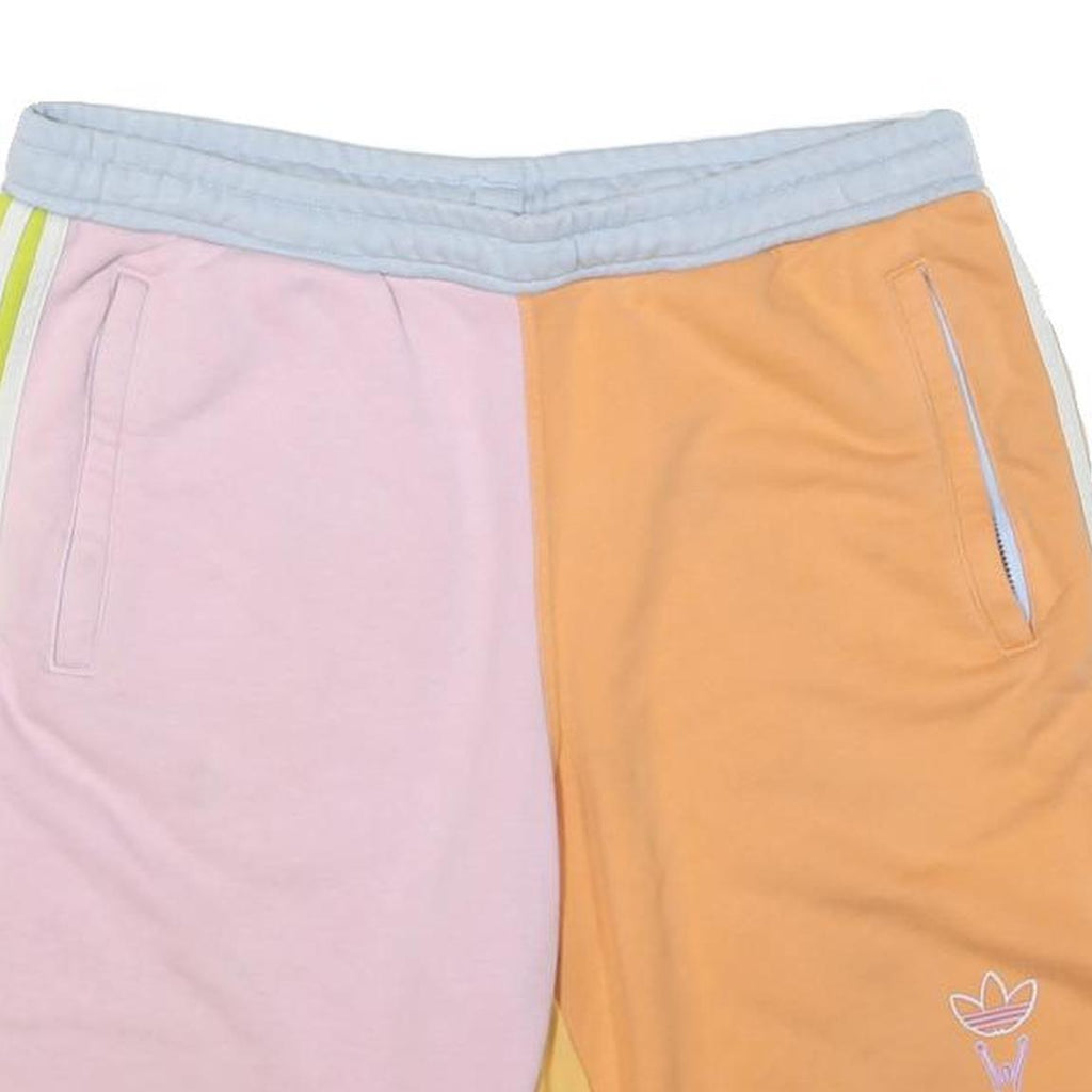 ADIDAS Mens Colourblock L W32 Casual Shorts Cotton Blend