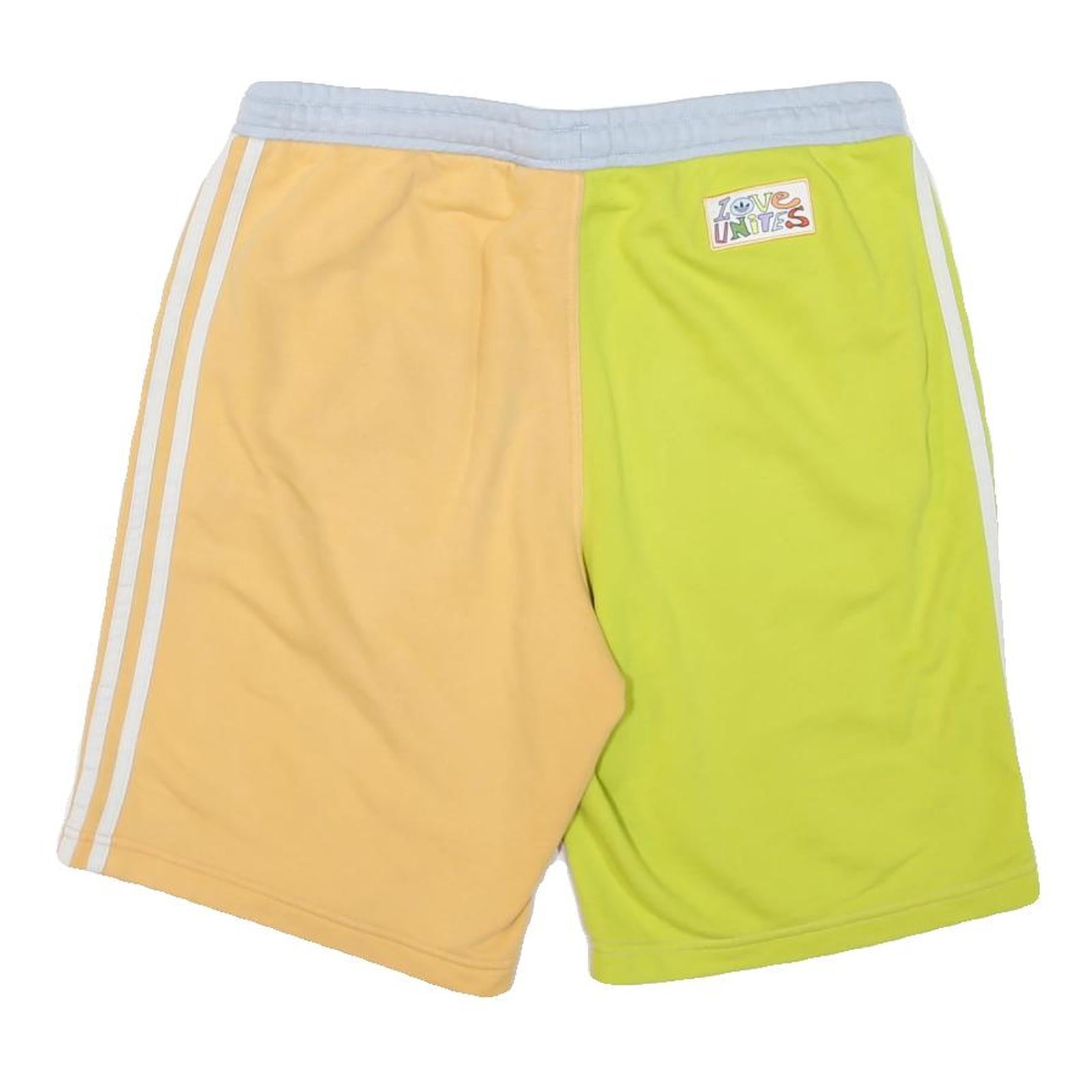 ADIDAS Mens Colourblock L W32 Casual Shorts Cotton Blend