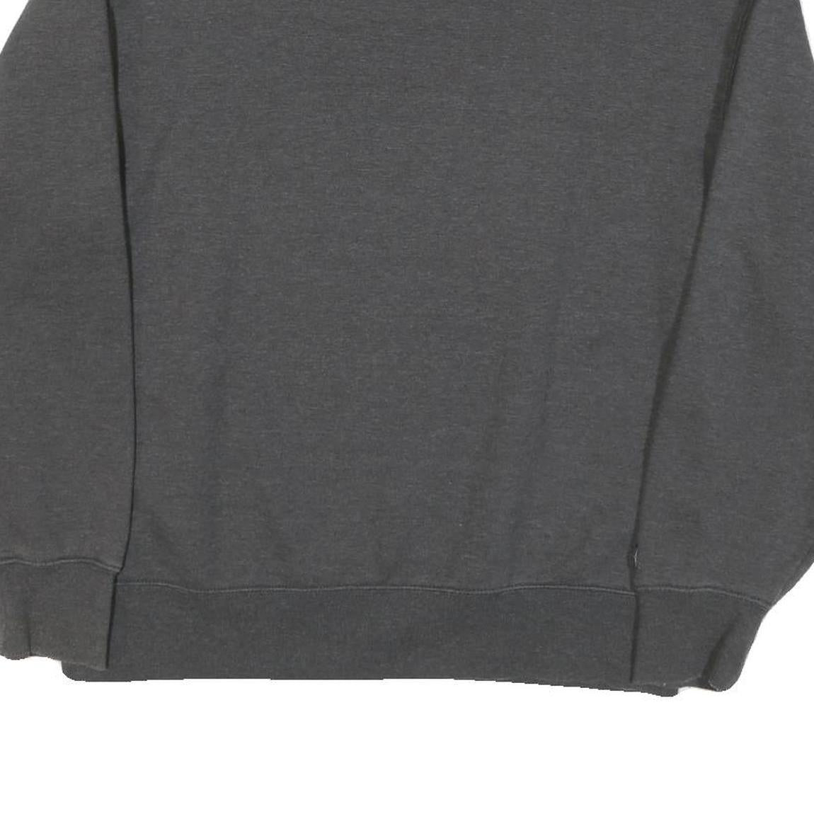 JANSPORT Mens Grey Stevenson Crew Neck M Cotton Blend Sweatshirt Pullover