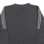 ADIDAS Mens Black Crew Neck XS Cotton Blend Sports Sweatshirt
