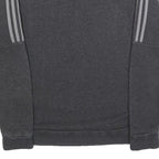 ADIDAS Mens Black Crew Neck XS Cotton Blend Sports Sweatshirt
