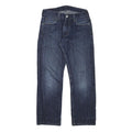 LEVI'S Mens Regular Fit Blue Denim Jeans W28 L26 Zip Closure Classic Style