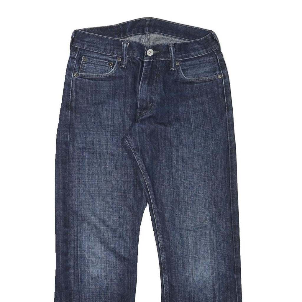 LEVI'S Mens Regular Fit Blue Denim Jeans W28 L26 Zip Closure Classic Style