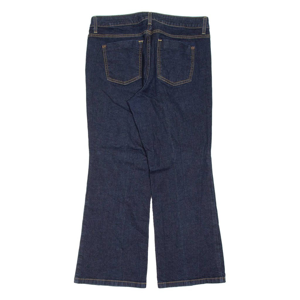 DKNY Petite Womens Jeans Blue Regular Bootcut W33 L27