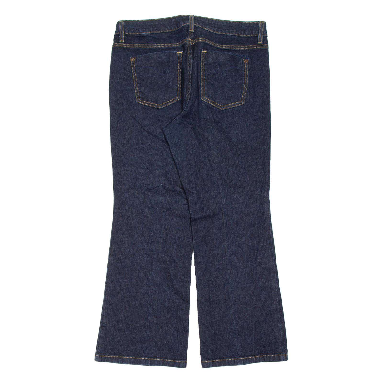 DKNY Petite Womens Jeans Blue Regular Bootcut W33 L27