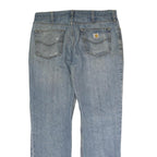 CARHARTT Mens Jeans Blue Relaxed Straight Denim Medium W36 L34 Classic Workwear