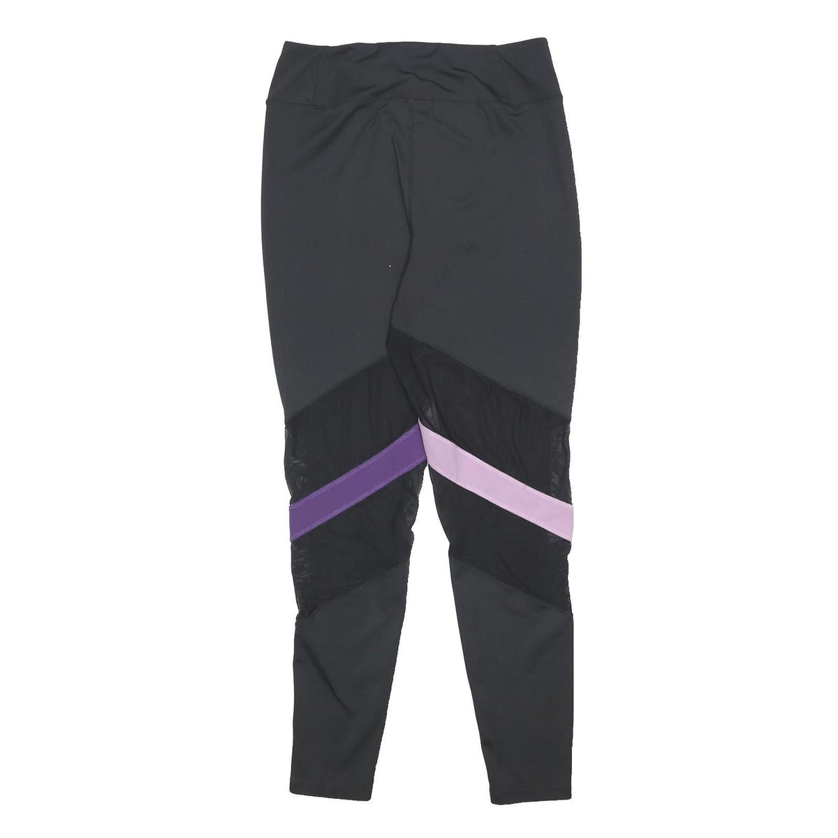 FILA Womens Leggings Black & Purple Slim Tapered L W28 L27 Activewear
