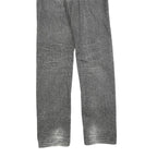 GUESS Mens Slim Jeans Black Denim Stone Wash W29 L34 Premium Cotton Blend Zip