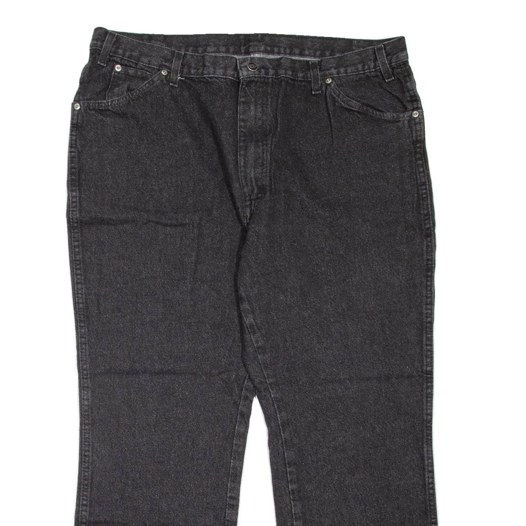 DICKIES Workwear Mens Jeans Black Regular Straight W42 L30