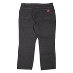 DICKIES Workwear Mens Jeans Black Regular Straight W42 L30