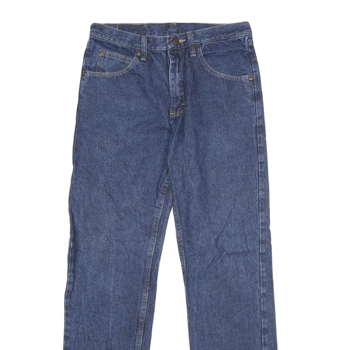 WRANGLER Mens Regular Fit Straight Leg Denim Medium Wash Jeans W31 L32 Classic