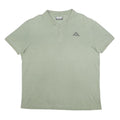 KAPPA Mens Green Short Sleeve Plain 2XL Polo Shirt Cotton Casual Classic