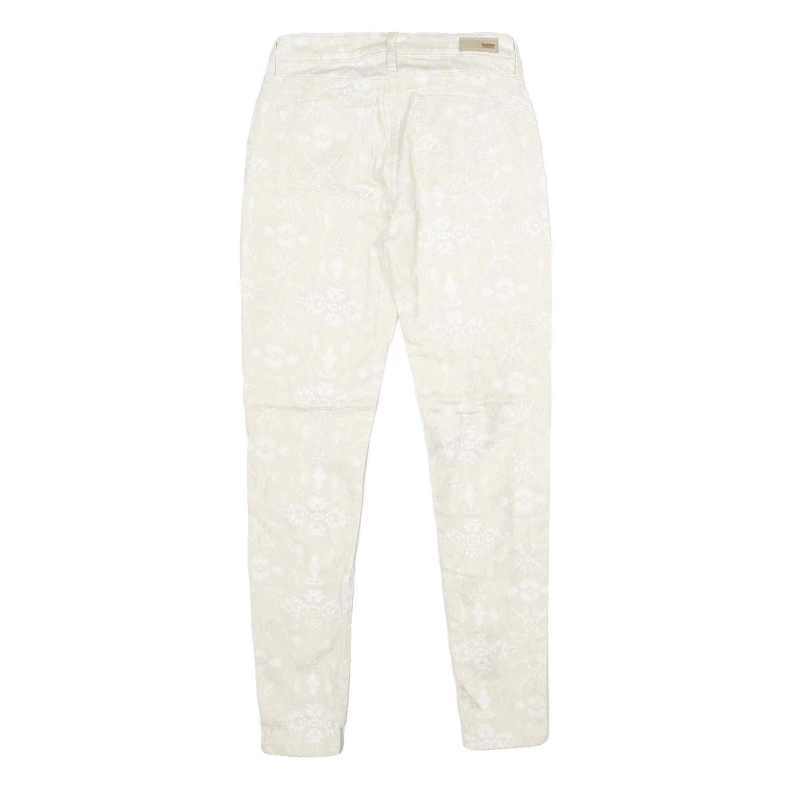 LEVI'S Womens Legging Jeans Cream Slim Skinny Denim W28 L32 Stretch Cotton Blend