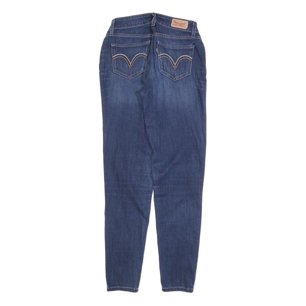 LEVI'S Womens Slim Blue Denim Medium Wash Jeans W25 L30 Stylish Comfortable