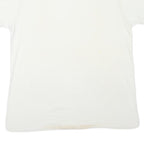 WINDRIDGE Mens White Plain T-Shirt 2XL Short Sleeve Crew Neck Cotton Blend