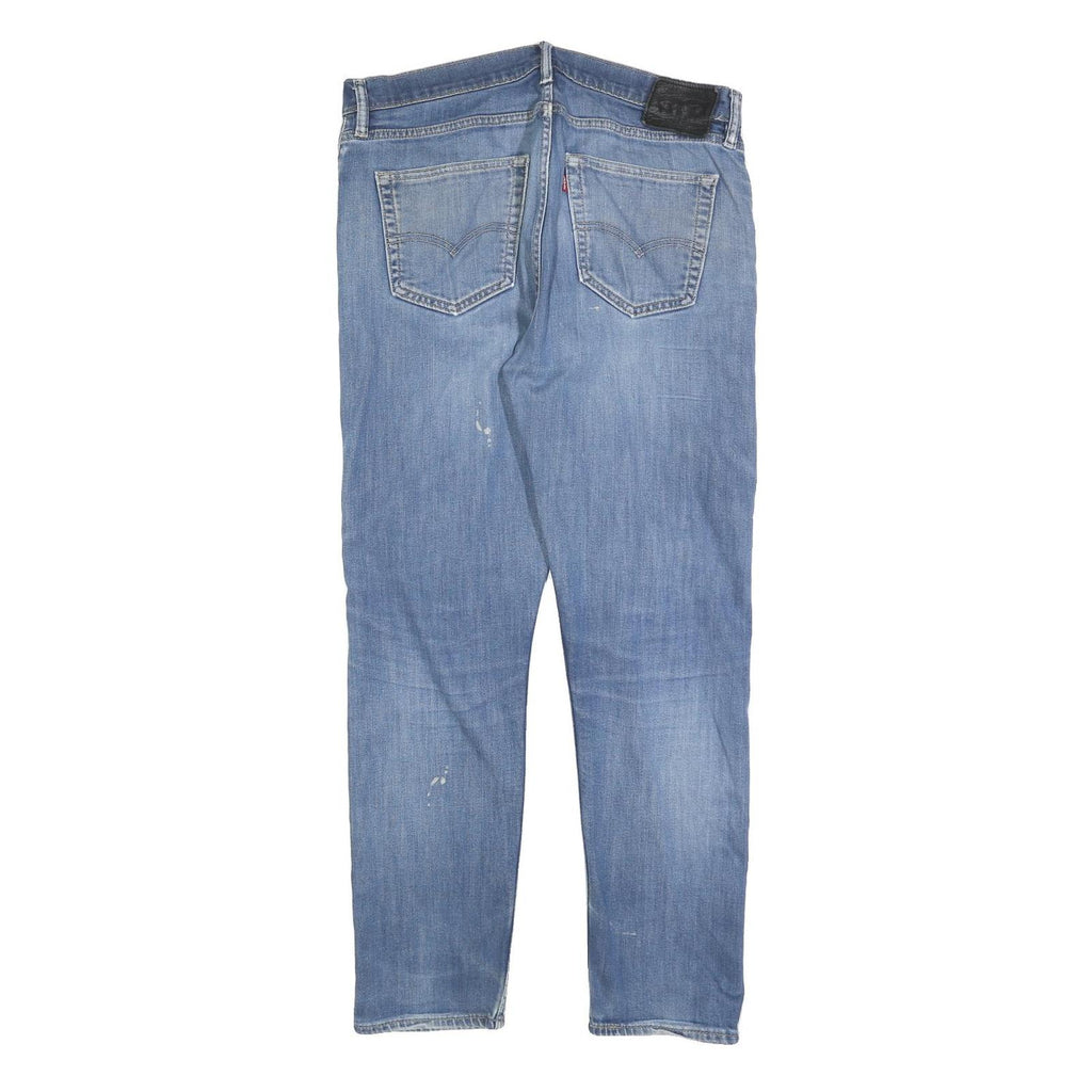 LEVI'S Mens Slim Blue Denim Jeans W34 L32 Zip Cotton Blend Casual Wear