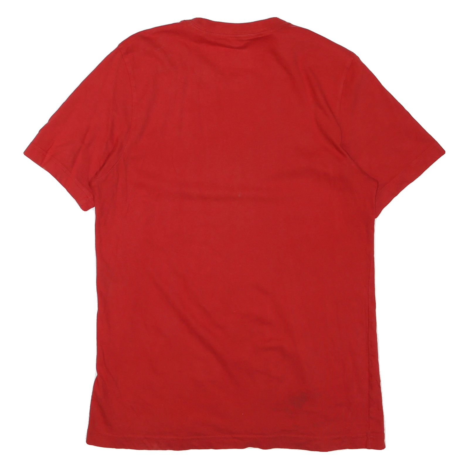 ADIDAS Mens Red Graphic T-Shirt M Short Sleeve Crew Neck Cotton Blend