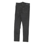 LEVI'S Womens Jeans Black Slim Skinny Denim Medium W27 L27 Zip Pockets