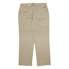 RED KAP Womens Beige Cotton Blend Straight Regular Fit Trousers W36 L33 Workwear