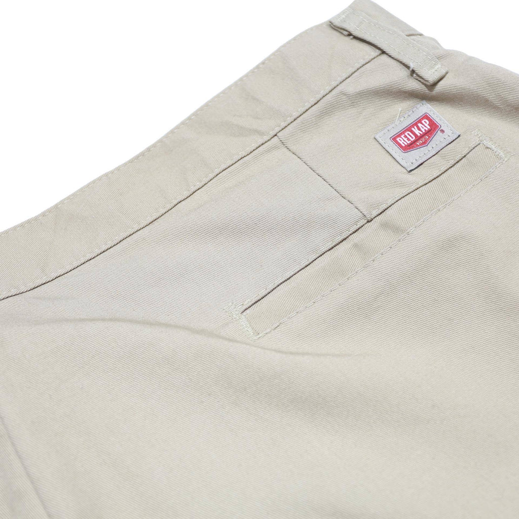 RED KAP Womens Beige Cotton Blend Straight Regular Fit Trousers W36 L33 Workwear