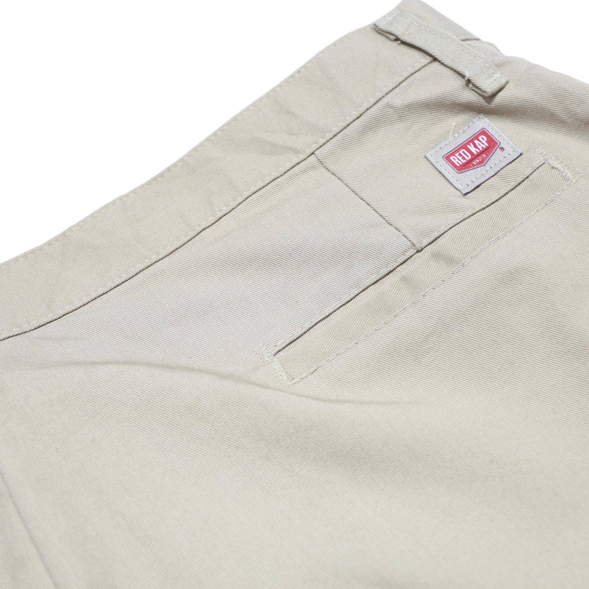 RED KAP Womens Beige Cotton Blend Straight Regular Fit Trousers W36 L33 Workwear