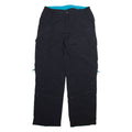 CRIVIT Detachable Legs Womens Trousers Black Relaxed Straight Nylon W28 L28