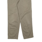 DOCKERS Mens Cotton Blend Beige Regular Fit Straight Leg Trousers W30 L30 Zip