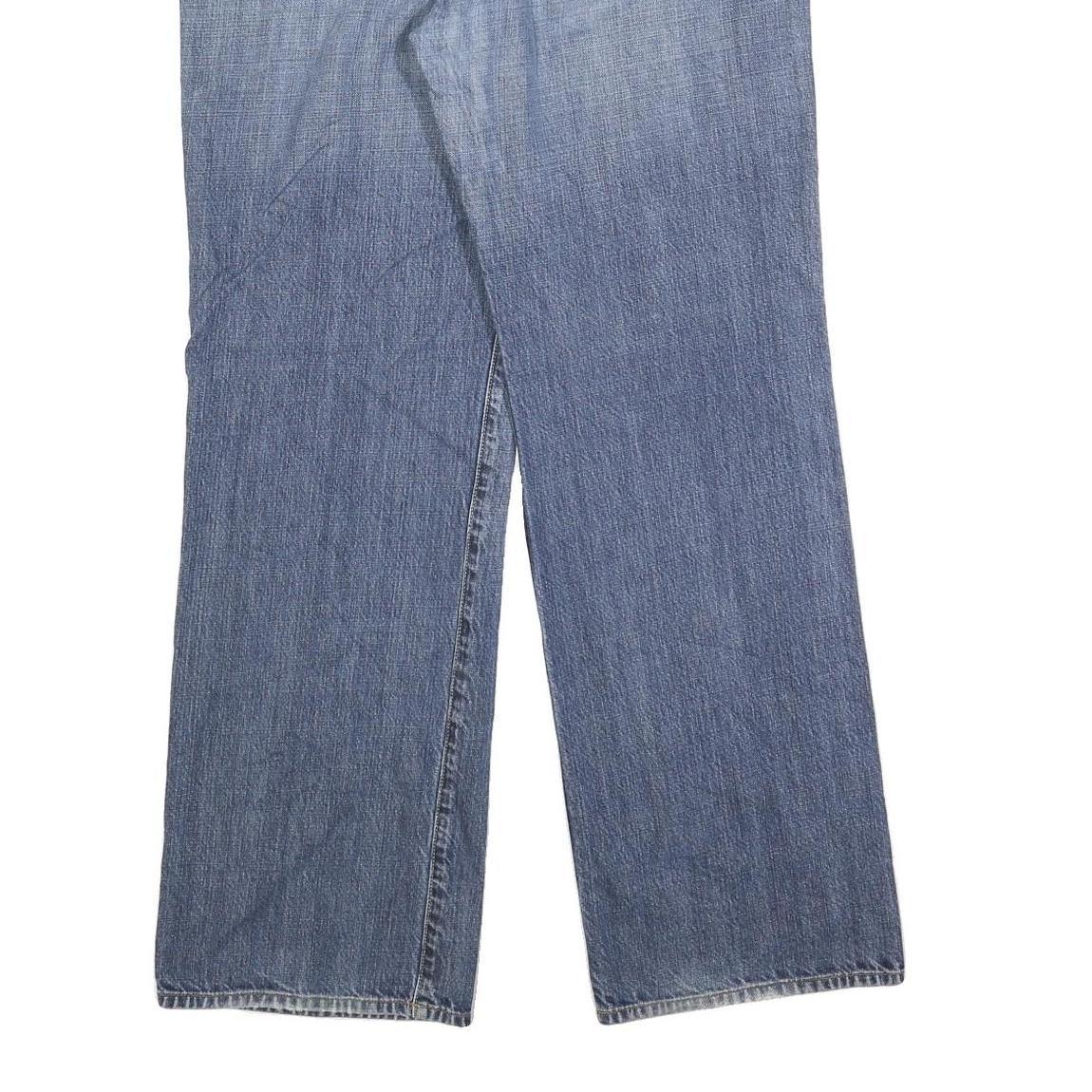 7 FOR ALL MANKIND Womens Relaxed Blue Denim Medium W38 L32 Comfortable Zip Fly