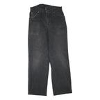 DICKIES Mens Black Regular Fit Straight Leg Trousers W30 L31 Cotton Blend