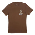 NIKE X CACTUS JACK Mens Brown Graphic T-Shirt XS Short Sleeve Crew Neck Houston