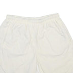 ADIDAS Mens White Casual Polyester Sports Shorts L W30 Comfortable Fit
