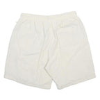 ADIDAS Mens White Casual Polyester Sports Shorts L W30 Comfortable Fit