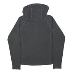 THE NORTH FACE Womens Grey Hoodie Jacket M Polyester Zip Plain Casual Outdoor