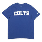 NIKE Mens Blue Colts Graphic T-Shirt M Short Sleeve Crew Neck Sportswear