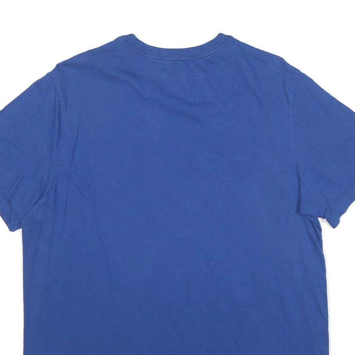 NIKE Mens Blue Colts Graphic T-Shirt M Short Sleeve Crew Neck Sportswear