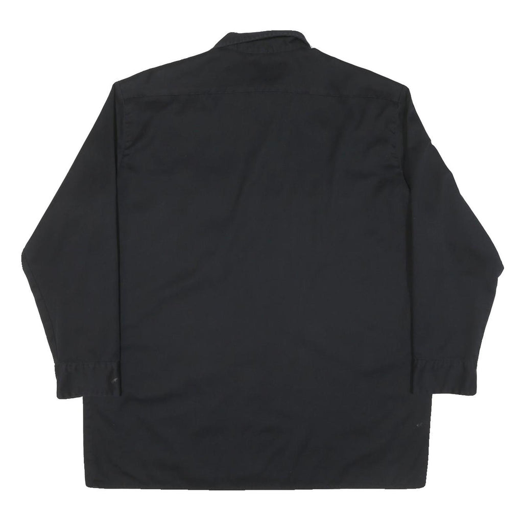 CARHARTT Mens Black Workwear Cotton Blend Shirt XL Casual Utility Long Sleeve