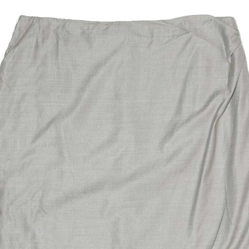 JEAN LOUIS SCHERRER Womens Grey Pencil Knee Length Woven Skirt M Classic