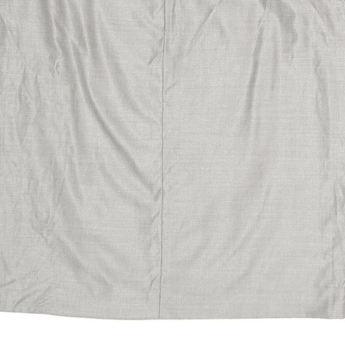 JEAN LOUIS SCHERRER Womens Grey Pencil Knee Length Woven Skirt M Classic