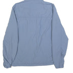 LYLE & SCOTT Mens Blue Lightweight Nylon Zip Up Hooded Jacket S Casual Outdoor