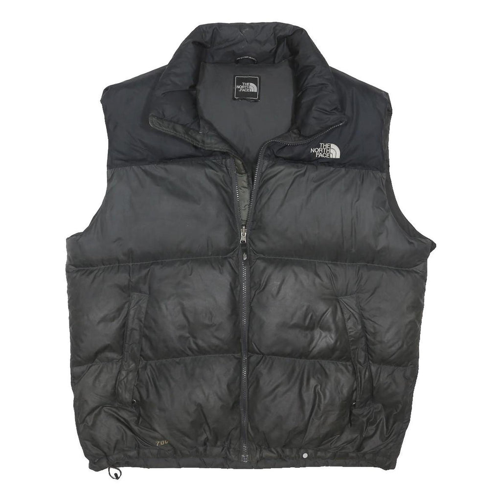 THE NORTH FACE Mens Black Jacket XL Polyester Blend Puffer Zip Outdoor Casual