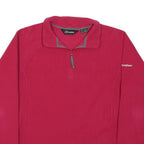 BERGHAUS Womens Red Plain Pullover Jumper Crew Neck Basic Knit UK 14 Outdoor