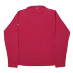 BERGHAUS Womens Red Plain Pullover Jumper Crew Neck Basic Knit UK 14 Outdoor