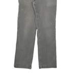 CARHARTT Mens Jeans Grey Relaxed Straight Denim Medium W33 L32 Workwear Utility