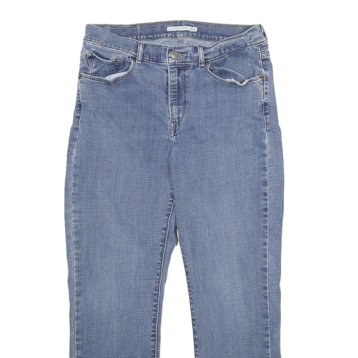 LEVI'S Womens Jeans Blue Classic Straight Denim Medium W30 L28 Stylish Comfort