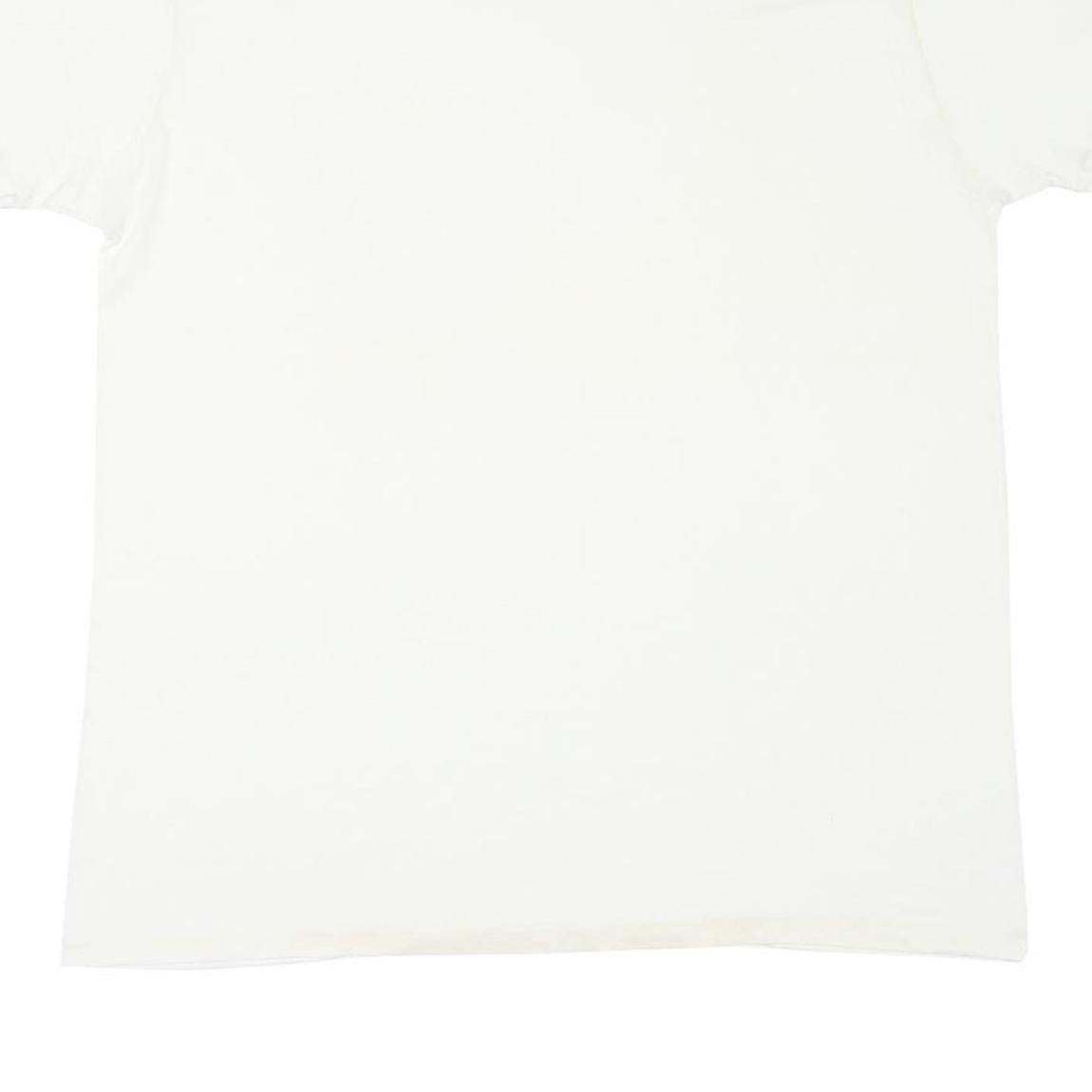 WINDRIDGE Mens White 2XL Plain T-Shirt Short Sleeve Crew Neck Cotton Blend