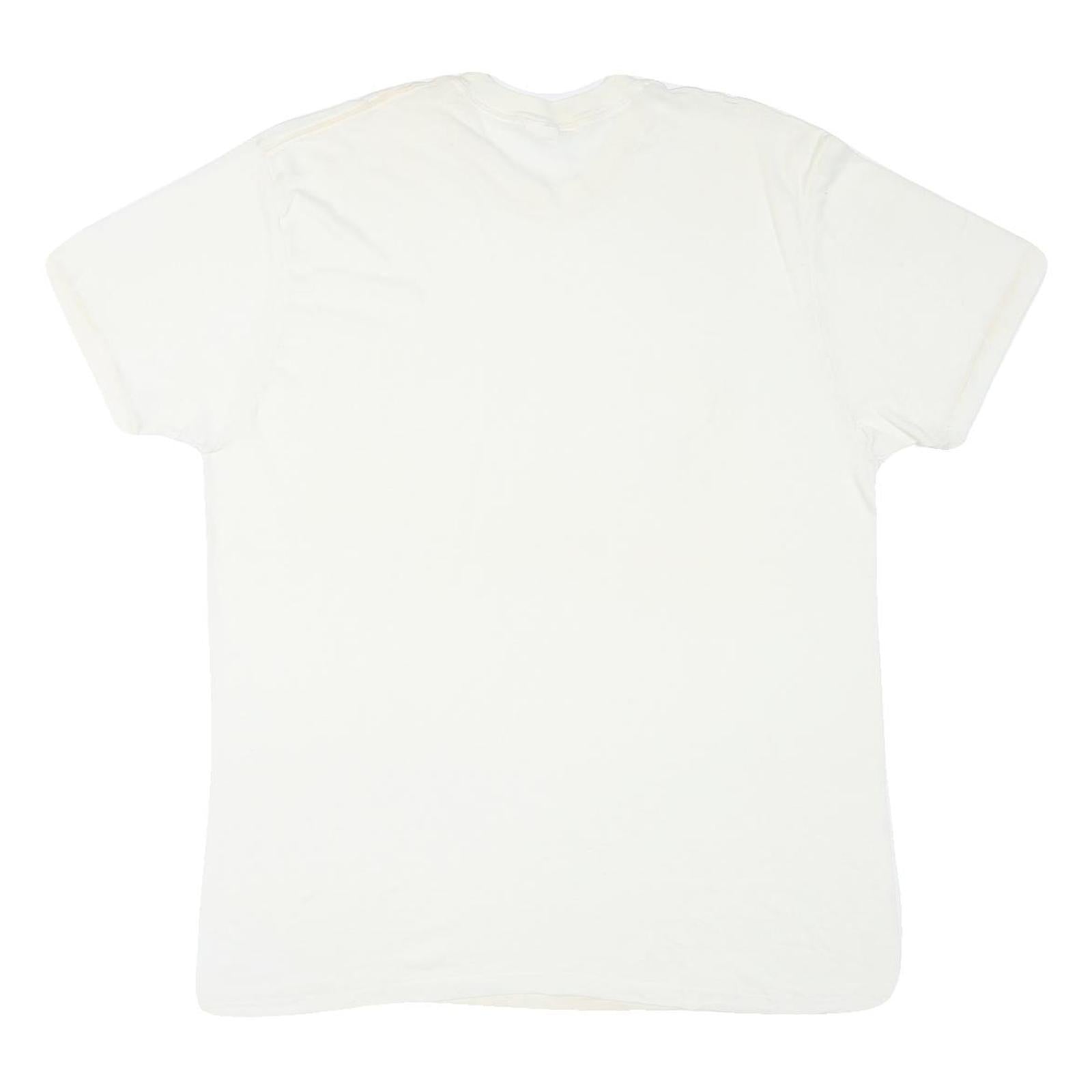 WINDRIDGE Mens White 2XL Plain T-Shirt Short Sleeve Crew Neck Cotton Blend