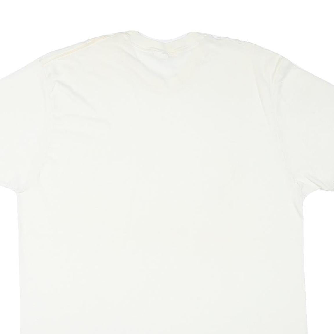 WINDRIDGE Mens White 2XL Plain T-Shirt Short Sleeve Crew Neck Cotton Blend