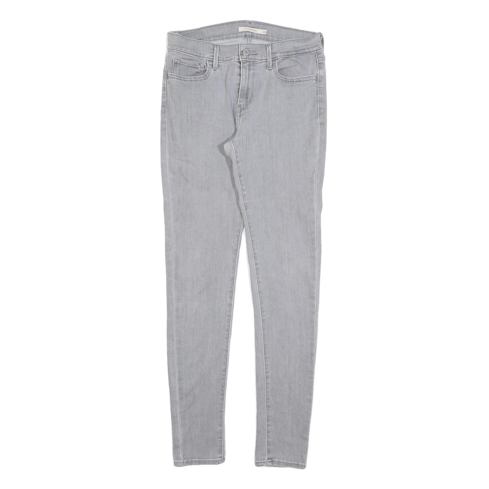 LEVI'S 710 Womens Jeans Slim Skinny Denim Light W28 L32 Stretch Cotton Blend